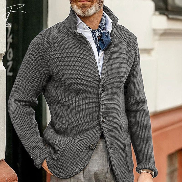 Cárdigan de algodón para hombre, cómodo y elegante
