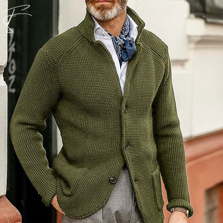 Cárdigan de algodón para hombre, cómodo y elegante