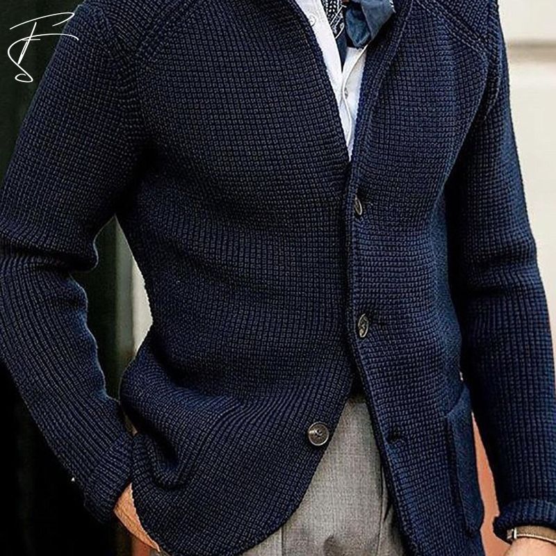 Cárdigan de algodón para hombre, cómodo y elegante
