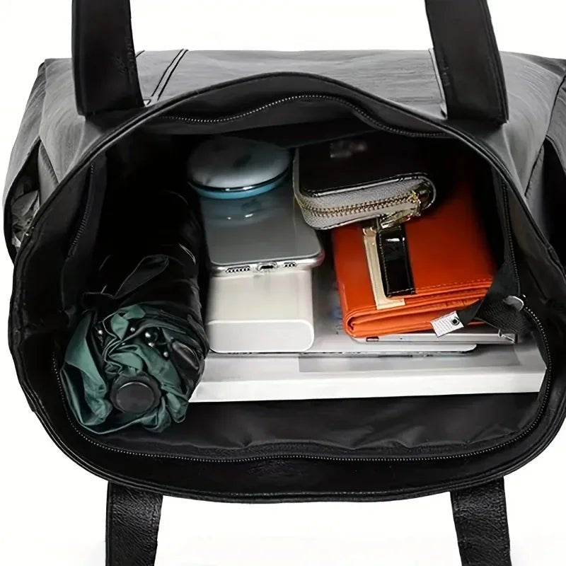 Sophia | Women's Retro Shoulder Bag with Smooth Surface-Metro Lane Plaza
