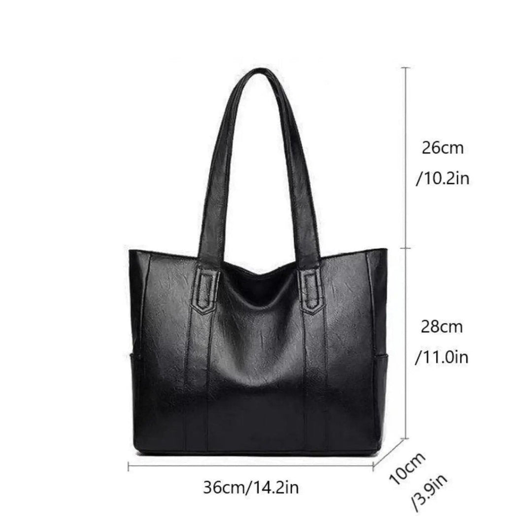 Sophia | Women's Retro Shoulder Bag with Smooth Surface-Metro Lane Plaza
