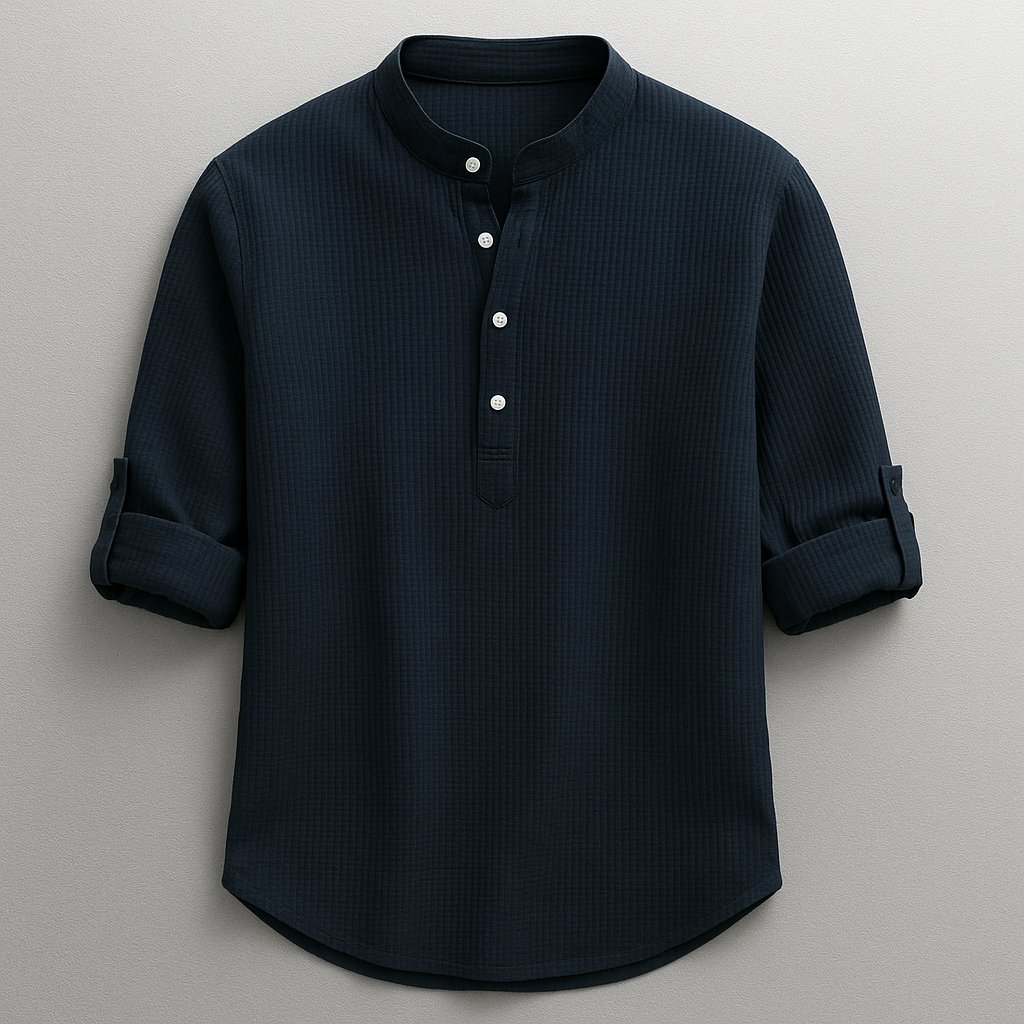 Valen | Men's Classic Cotton Tailored Shirt-Metro Lane Plaza