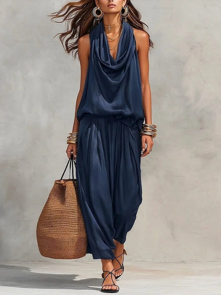 Valencia | Women's Elegant Two-Piece Comfort Set-Metro Lane Plaza