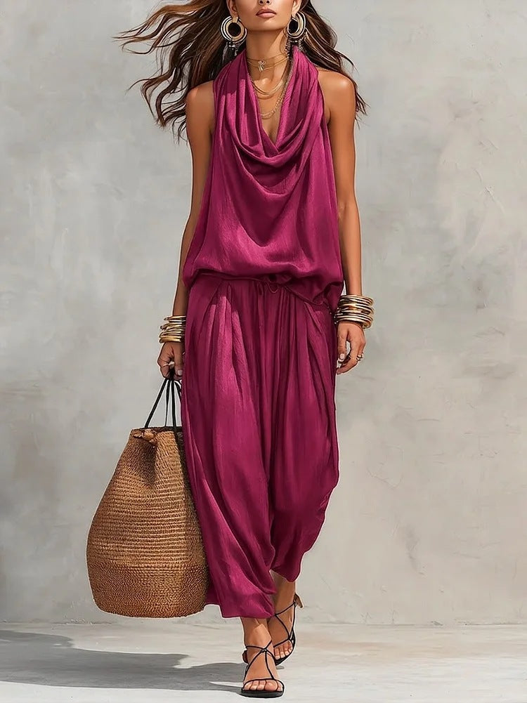 Valencia | Women's Elegant Two-Piece Comfort Set-Metro Lane Plaza