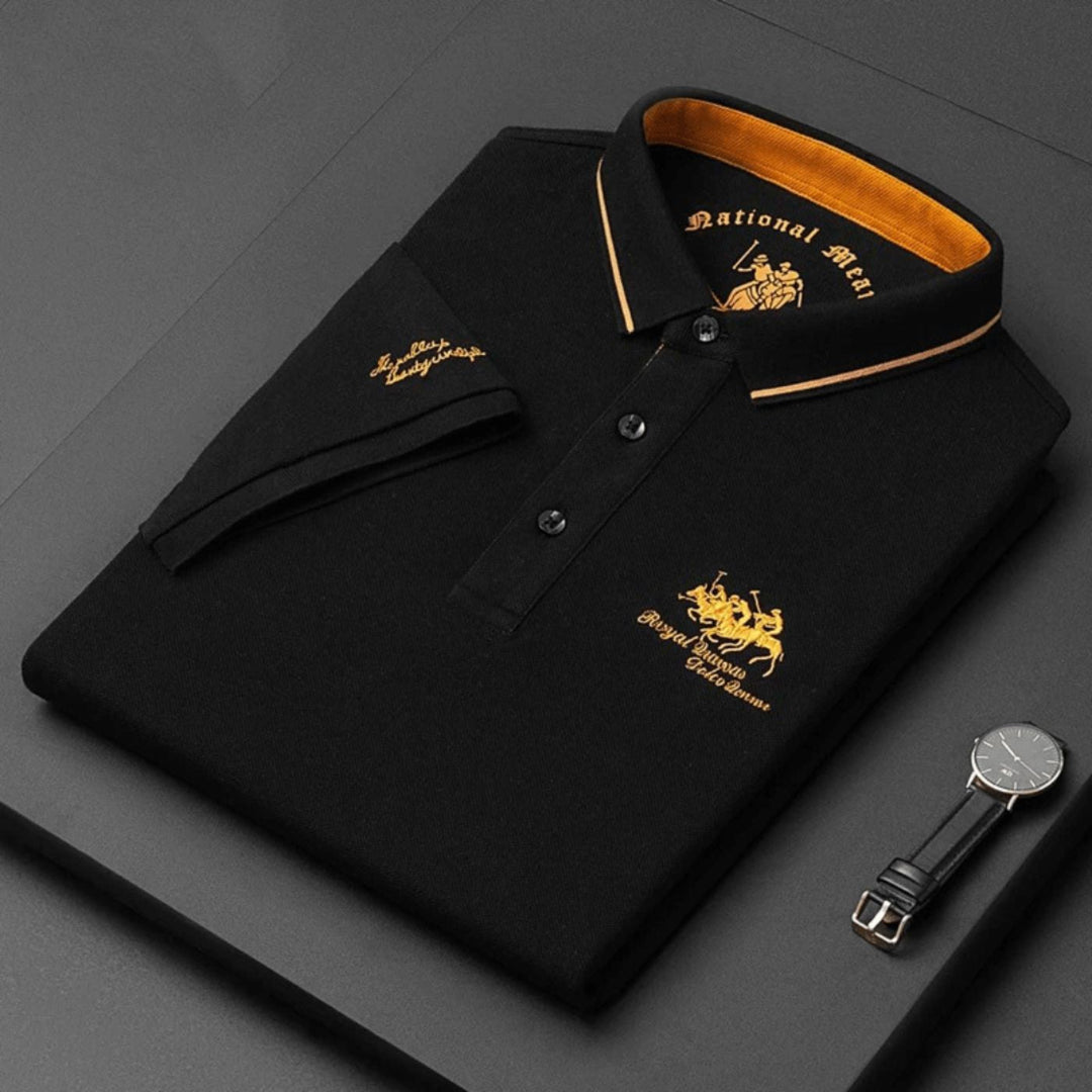Armin | Men's Luxurious Polo Shirt-Metro Lane Plaza