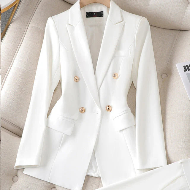 Aurora | Women's Sleek Modern Blazer Set-Metro Lane Plaza