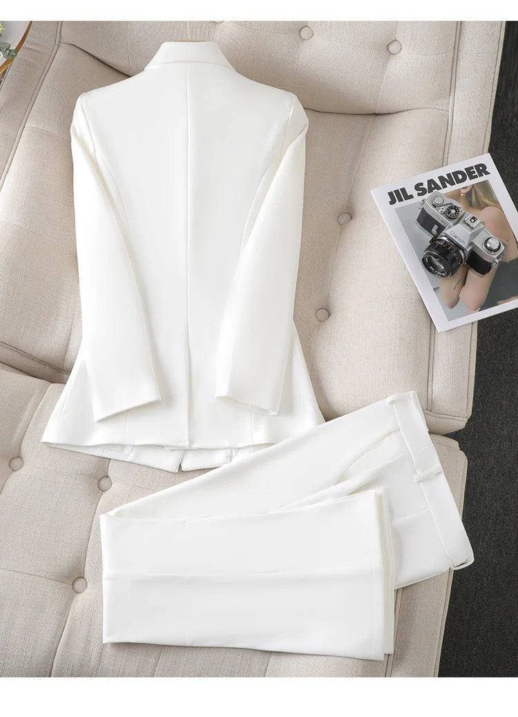 Aurora | Women's Sleek Modern Blazer Set-Metro Lane Plaza