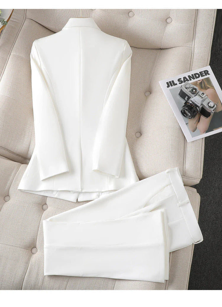Aurora | Women's Sleek Modern Blazer Set-Metro Lane Plaza