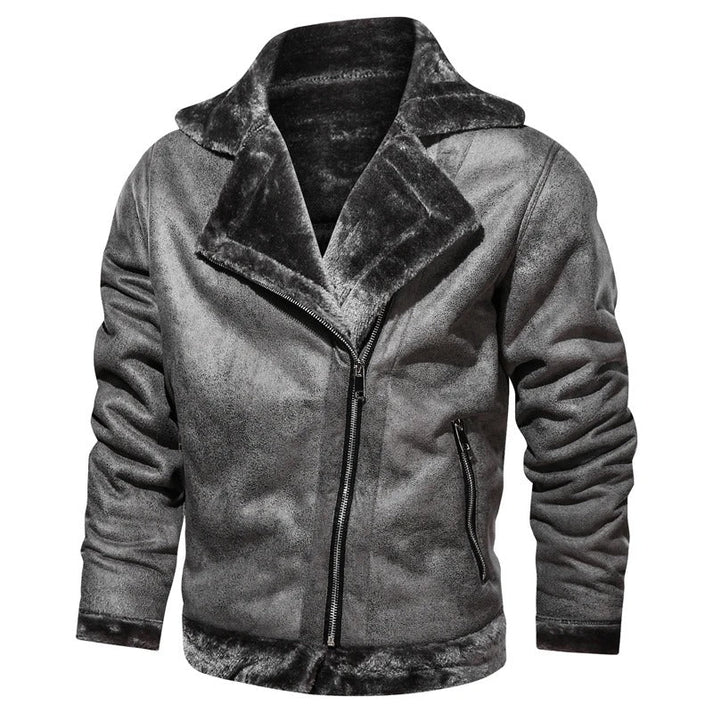 Julian | Classic Men's Leather Bomber Jacket-Metro Lane Plaza