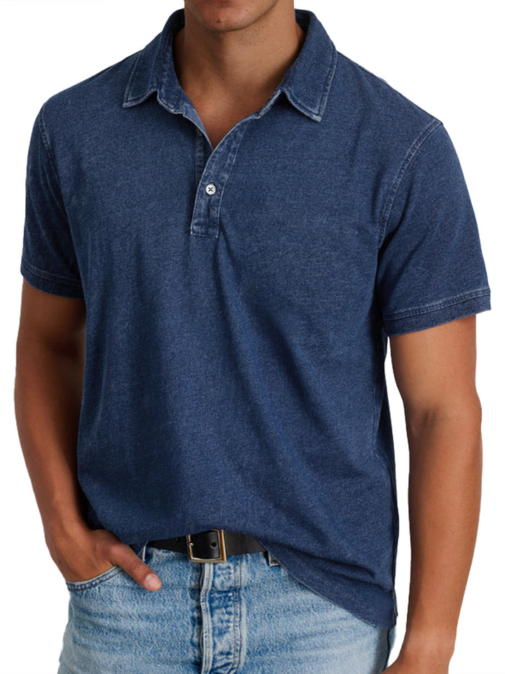 Julian | Classic Refined Men's Polo Shirt-Metro Lane Plaza