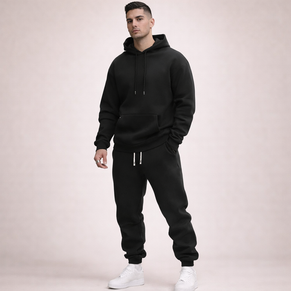 Noah | Stylish Men's Tracksuit Set with Hoodie-Metro Lane Plaza