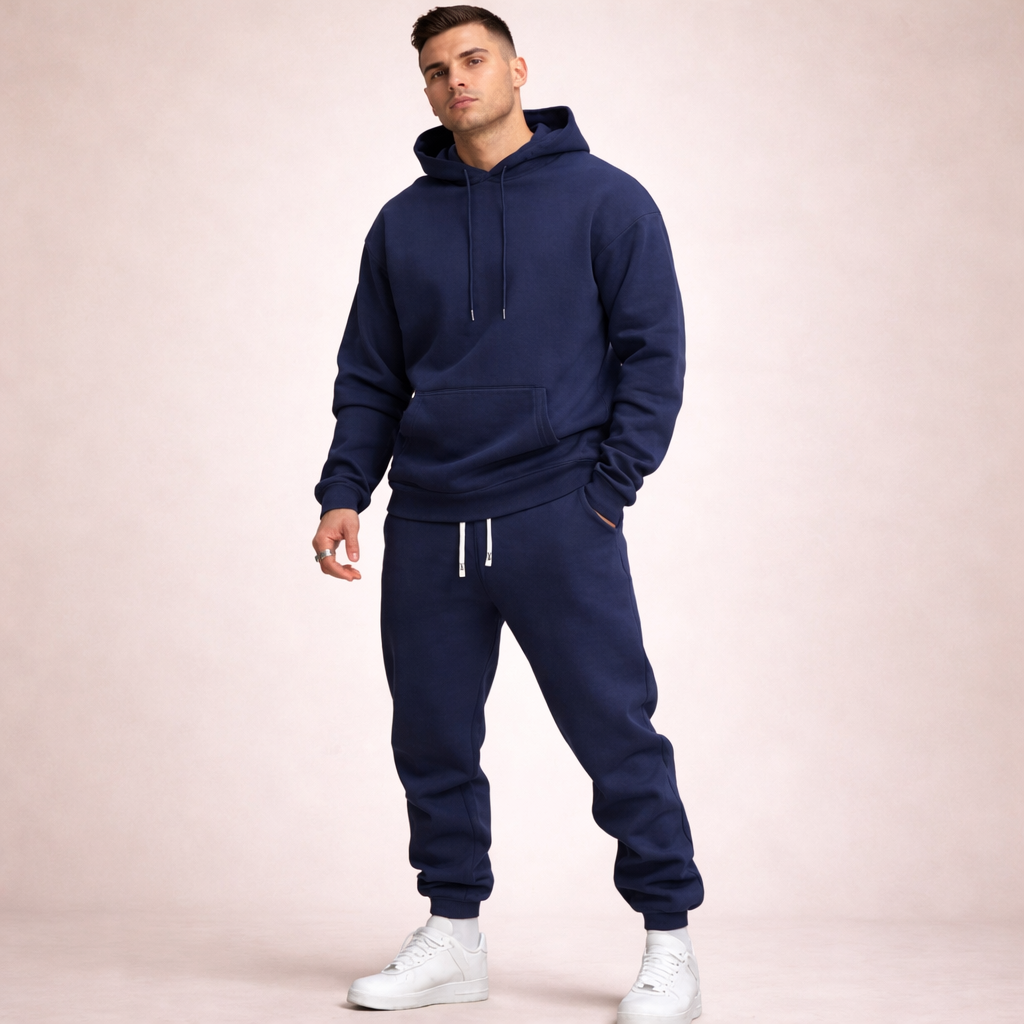 Noah | Stylish Men's Tracksuit Set with Hoodie-Metro Lane Plaza