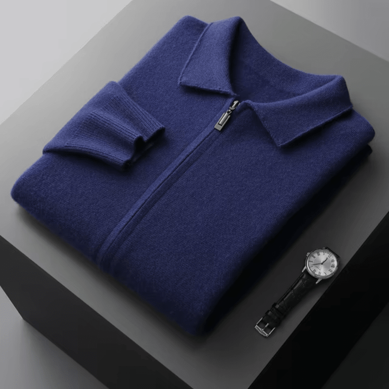 Pull zippé pour homme