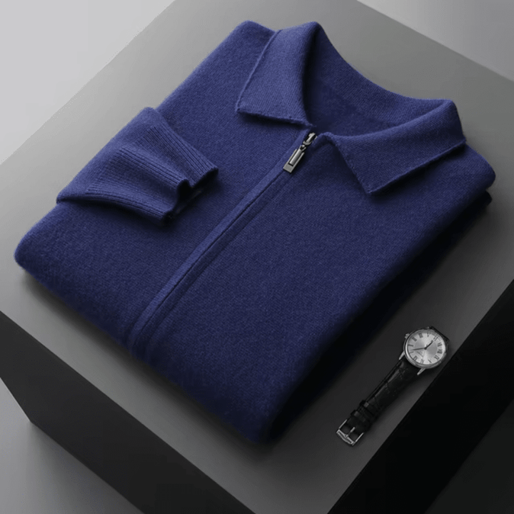 Pull zippé pour homme