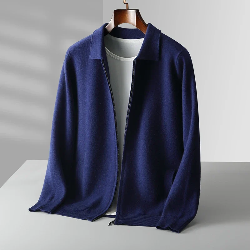 Pull zippé pour homme