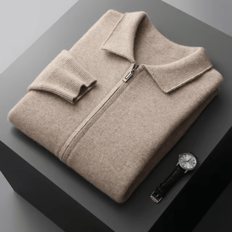 Pull zippé pour homme