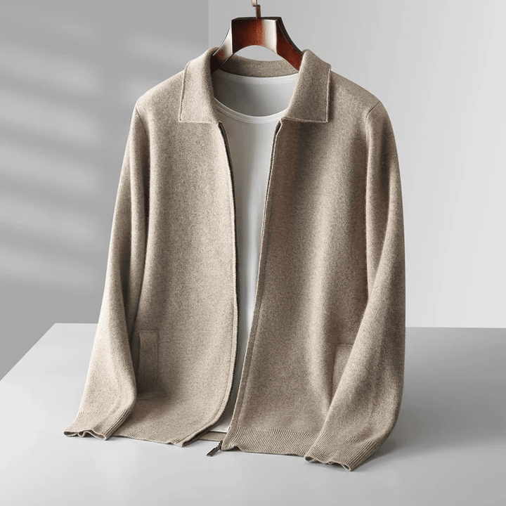 Pull zippé pour homme