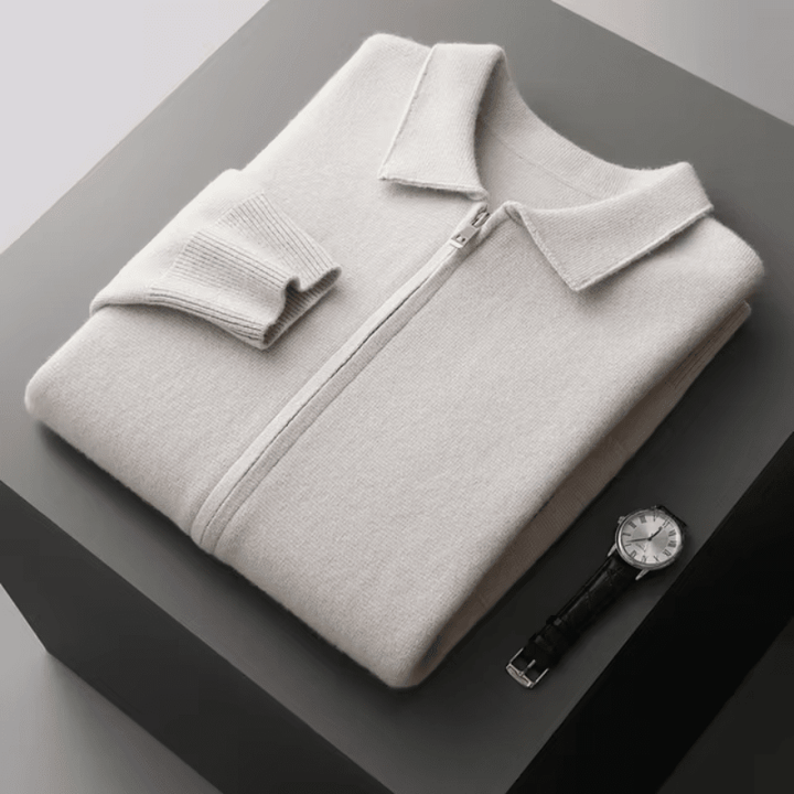 Pull zippé pour homme