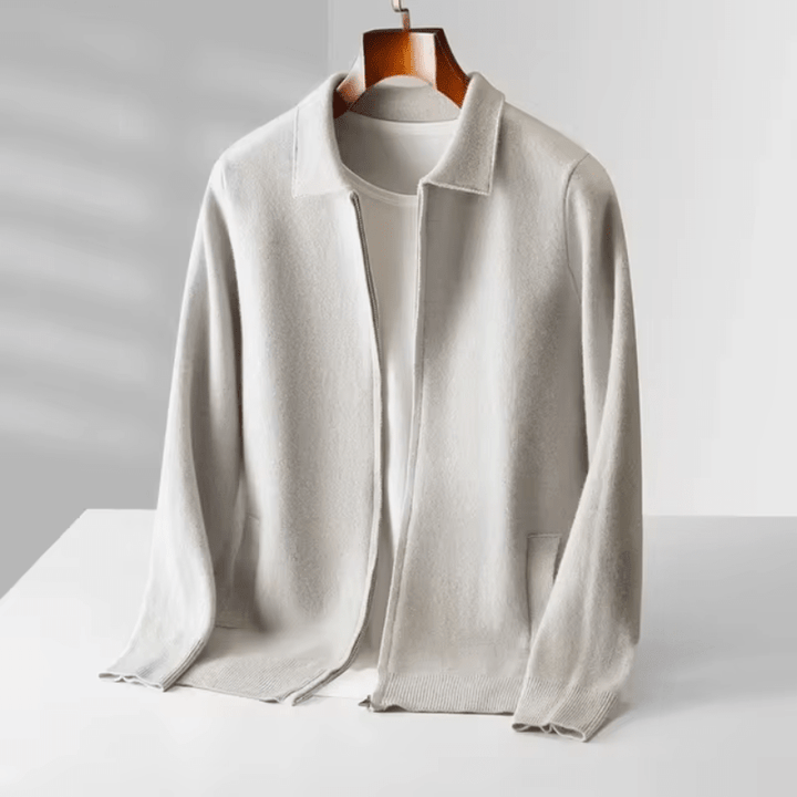 Pull zippé pour homme