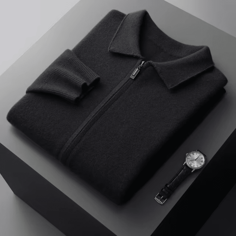 Pull zippé pour homme