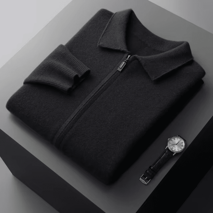 Pull zippé pour homme