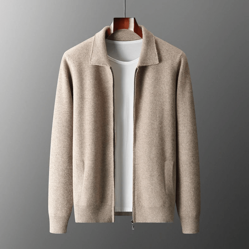 Pull zippé pour homme