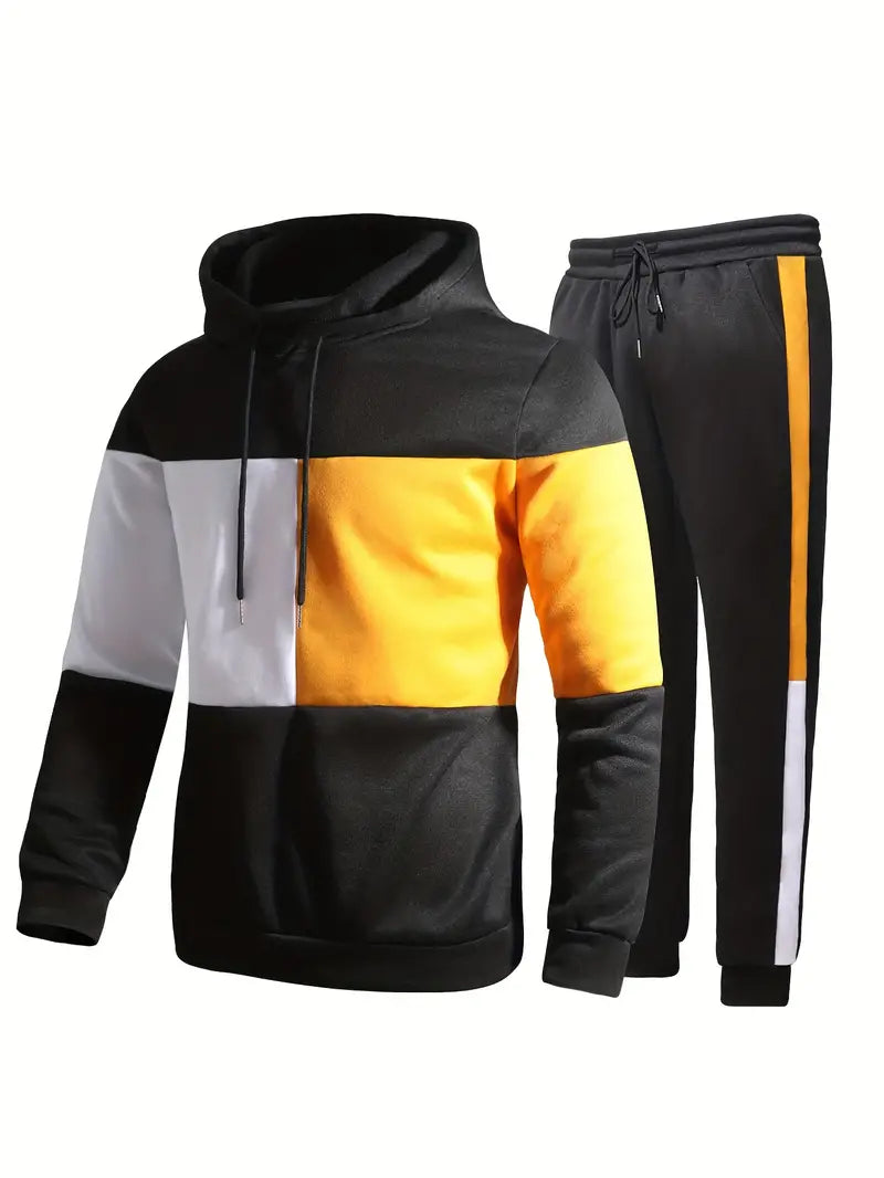 Matthias | Men's Trendy Modern Hoodie Set-Metro Lane Plaza