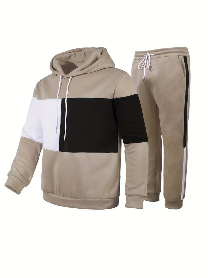 Matthias | Men's Trendy Modern Hoodie Set-Metro Lane Plaza