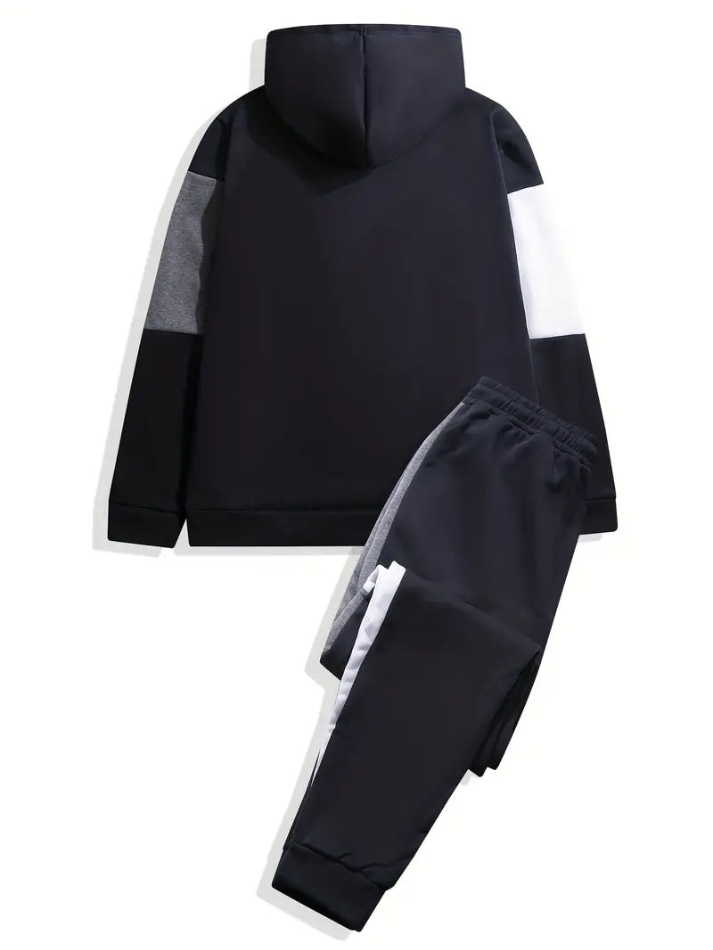 Matthias | Men's Trendy Modern Hoodie Set-Metro Lane Plaza