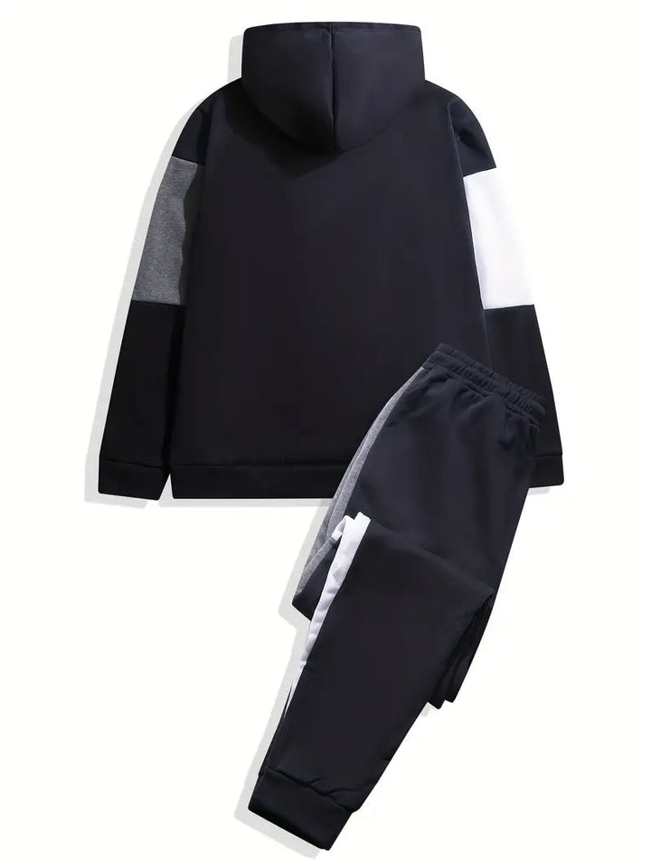 Matthias | Men's Trendy Modern Hoodie Set-Metro Lane Plaza