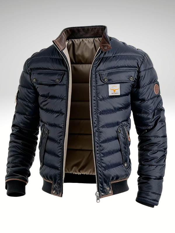 Phillip | Tailored Padded Men's Jacket for City Life-Metro Lane Plaza