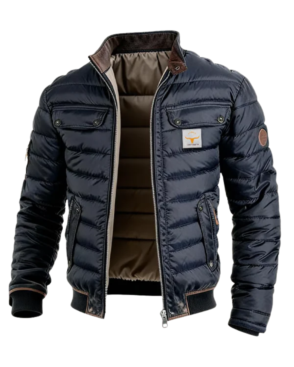Phillip | Tailored Padded Men's Jacket for City Life-Metro Lane Plaza