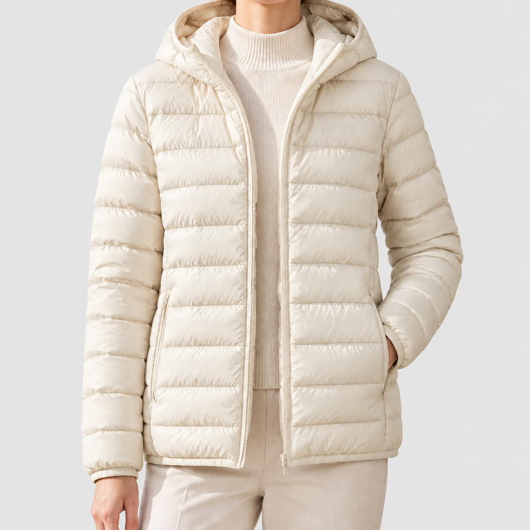 Women's Quilted Hooded Puffer Jacket