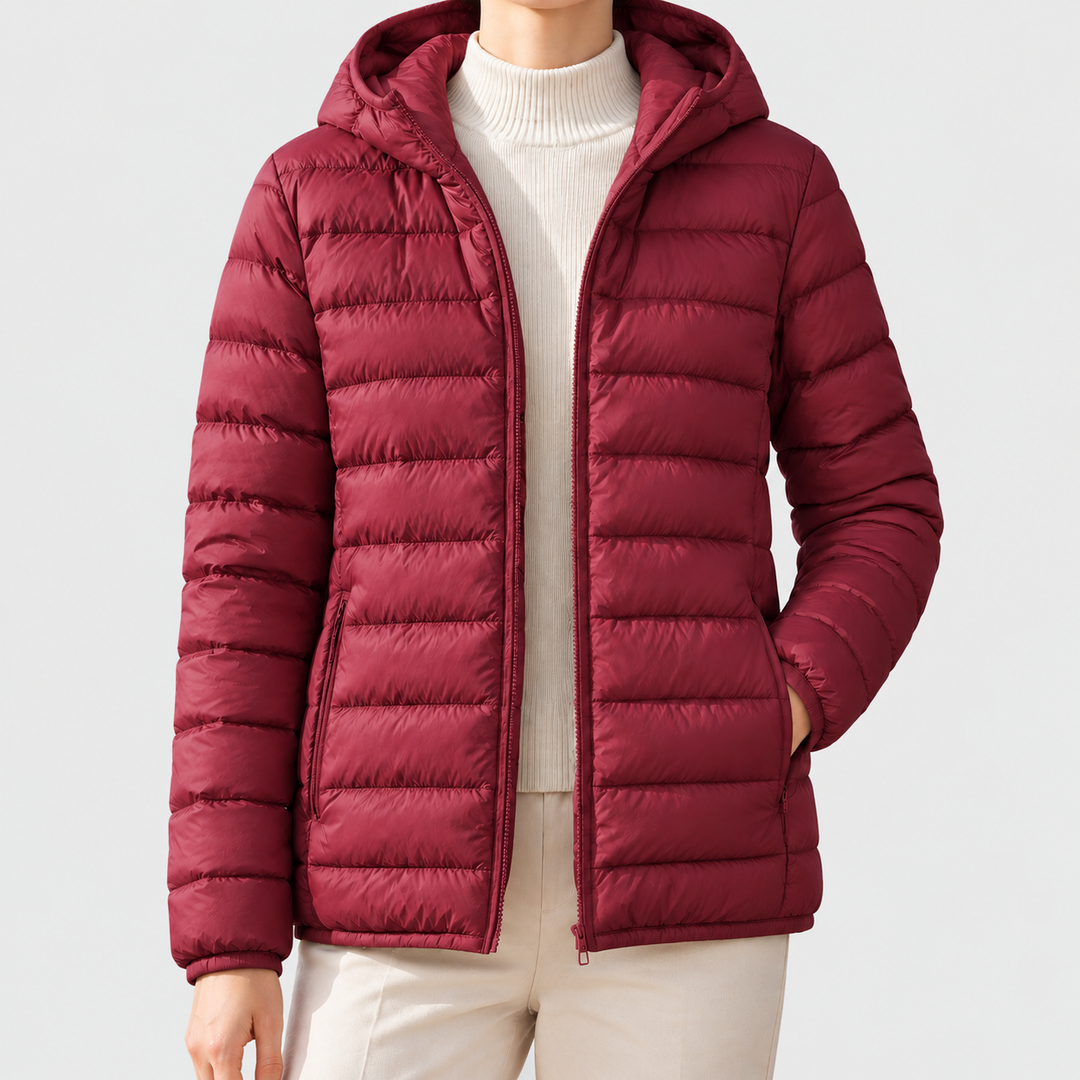 Women's Quilted Hooded Puffer Jacket