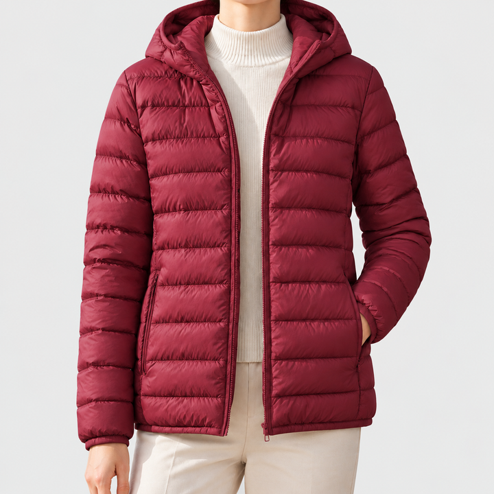 Women's Quilted Hooded Puffer Jacket