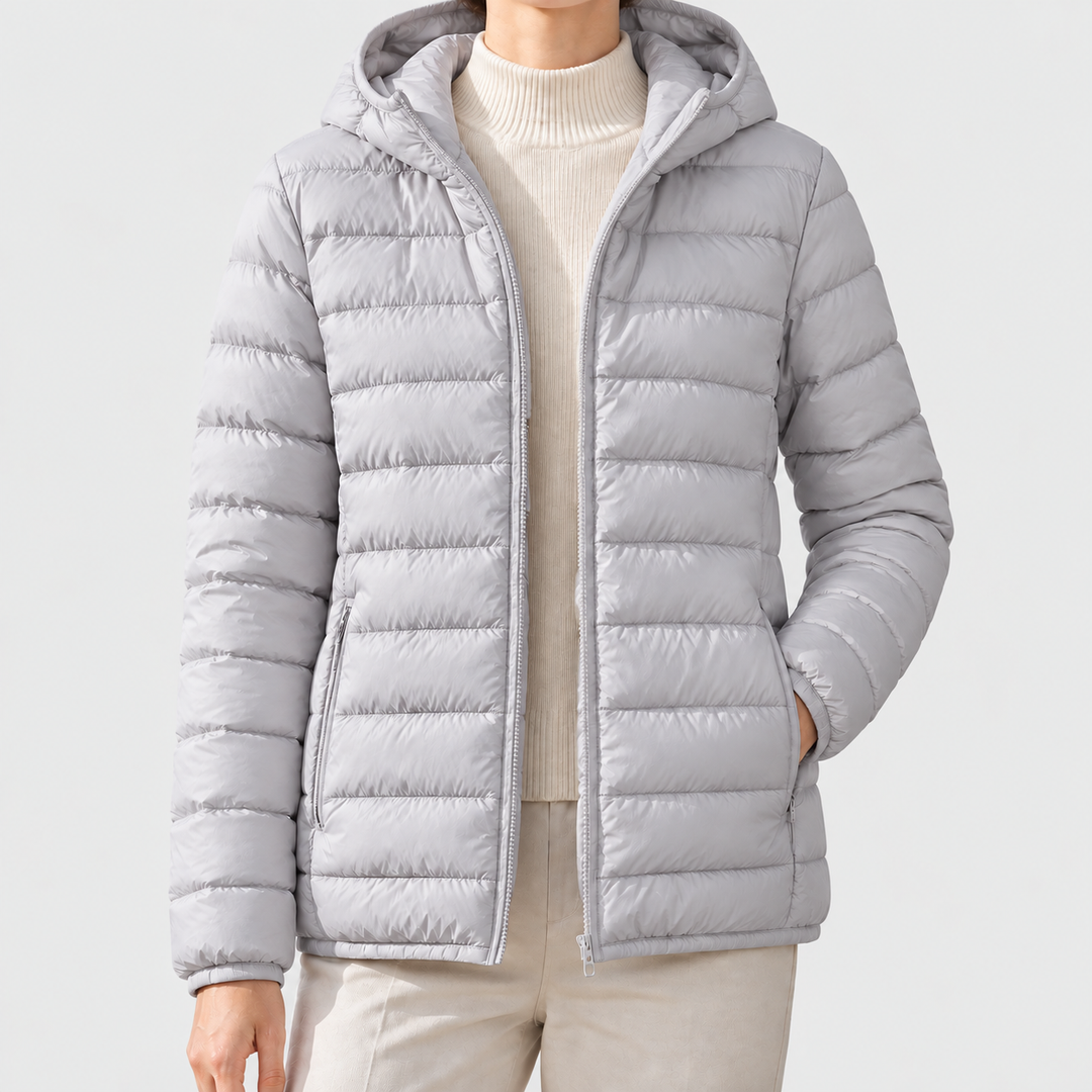 Women's Quilted Hooded Puffer Jacket