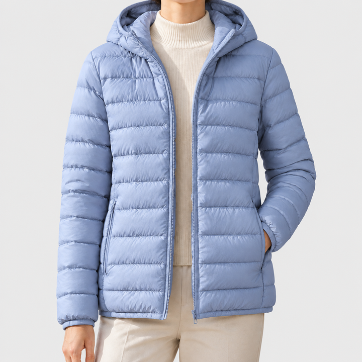 Women's Quilted Hooded Puffer Jacket