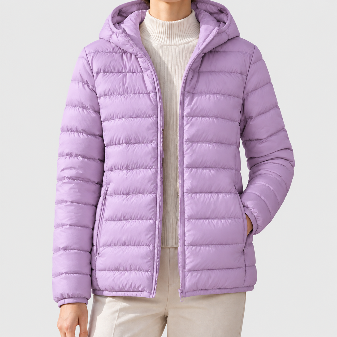 Women's Quilted Hooded Puffer Jacket