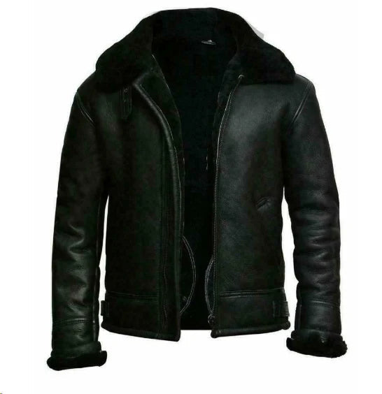 Vortex | Comfortable Bomber Style Men's Leather Jacket-Metro Lane Plaza