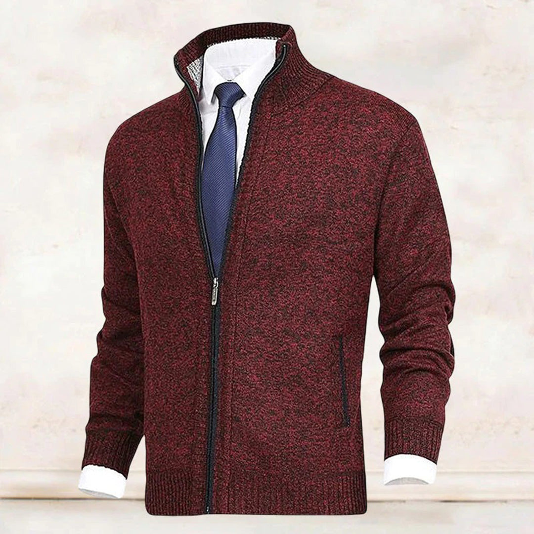 Men's Knit Zip Sweater