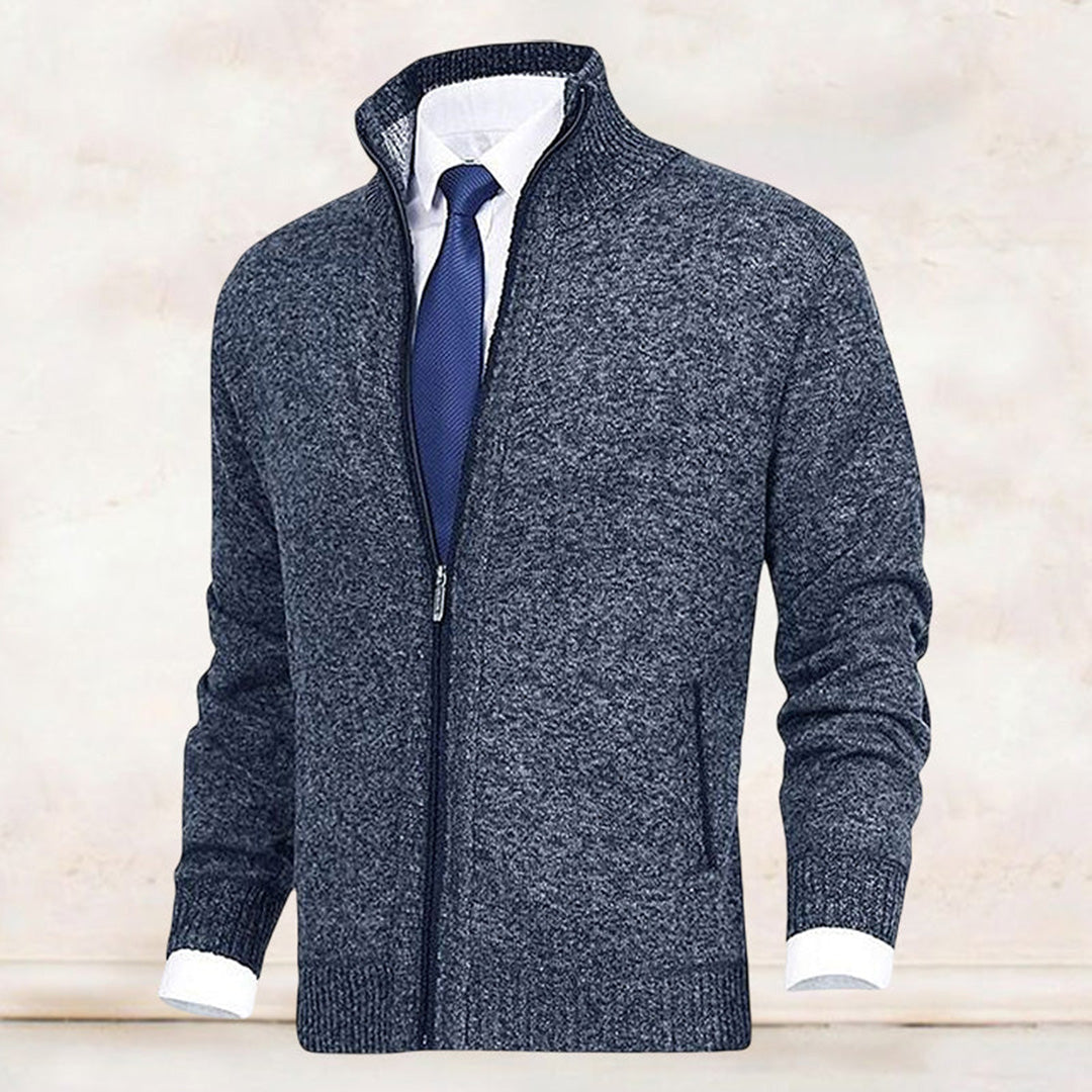 Men's Knit Zip Sweater