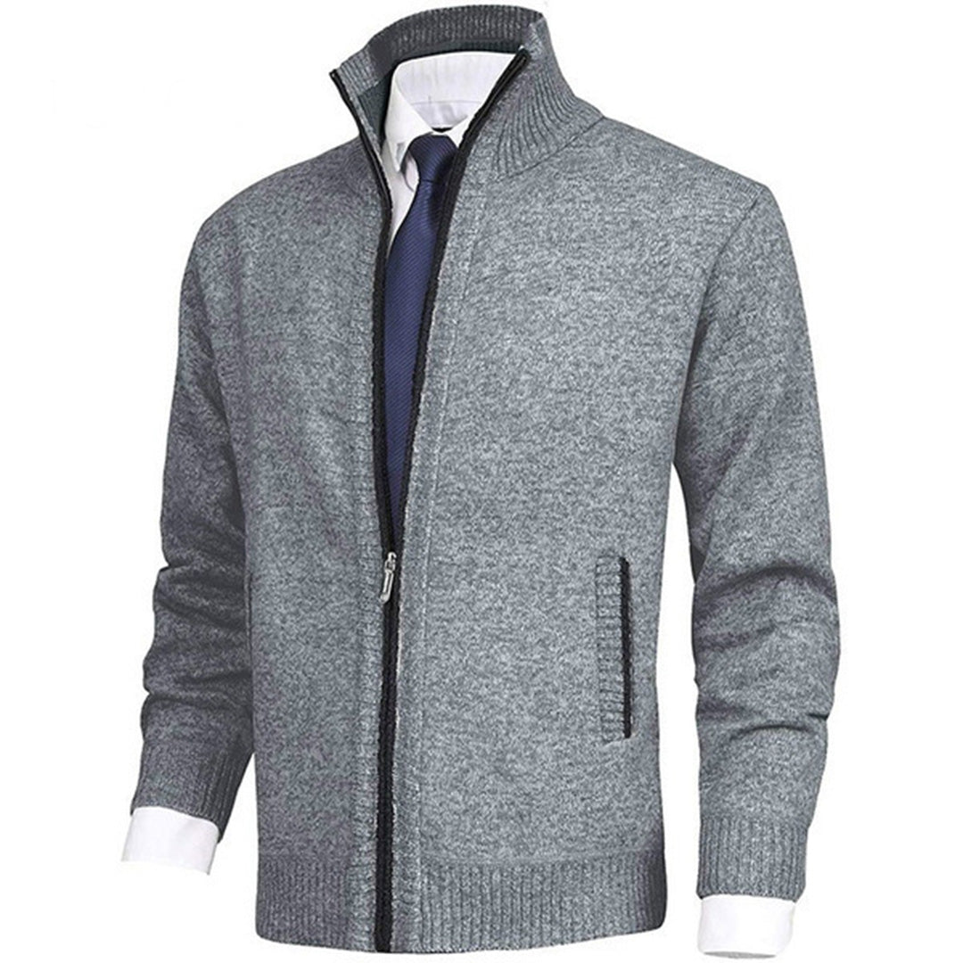 Men's Knit Zip Sweater