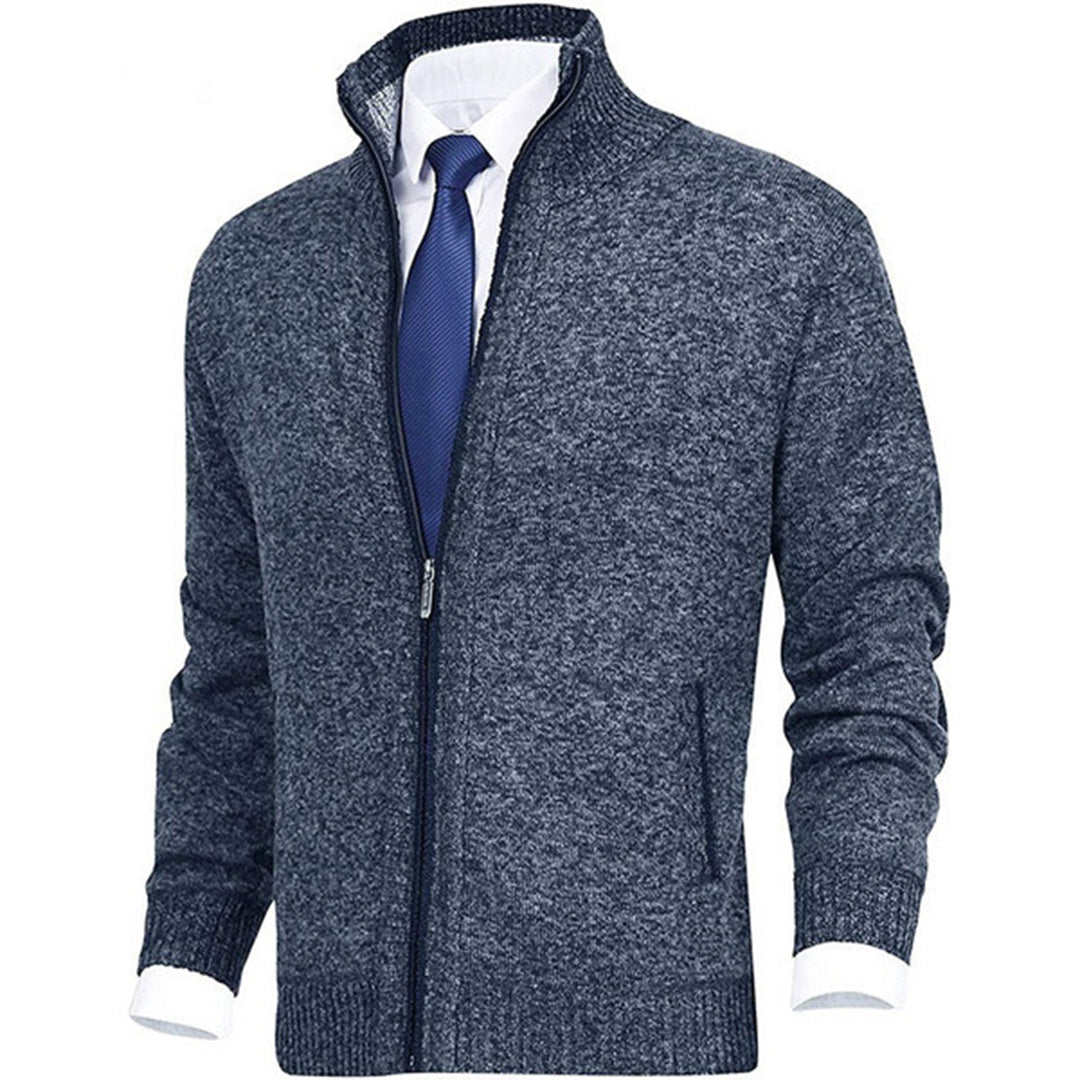 Men's Knit Zip Sweater