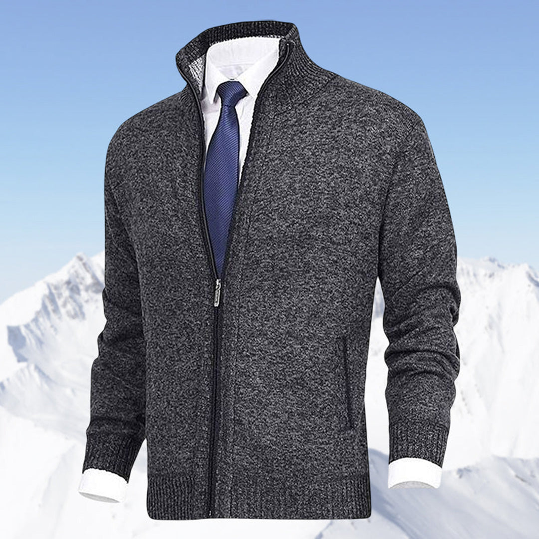 Men's Knit Zip Sweater