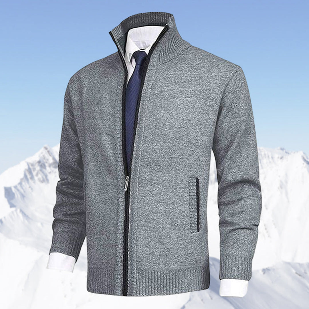 Men's Knit Zip Sweater