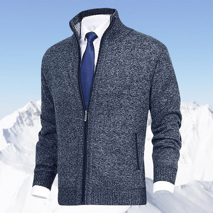 Men's Knit Zip Sweater