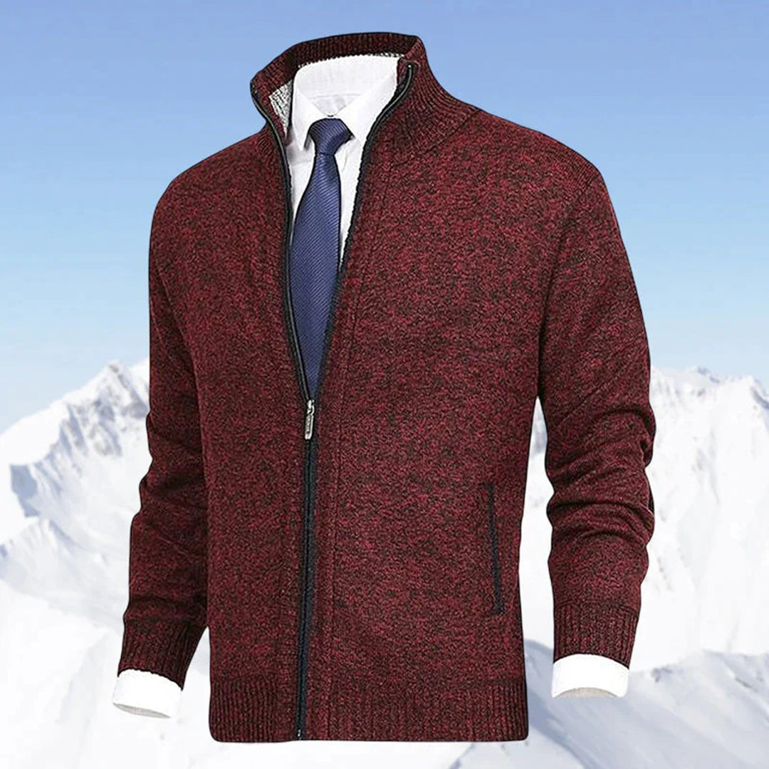 Men's Knit Zip Sweater