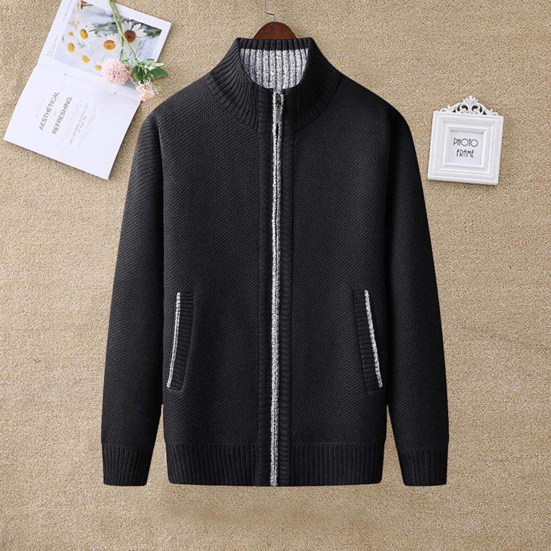 Men's Knit Zip Sweater