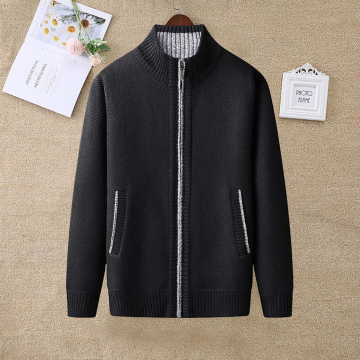 Men's Knit Zip Sweater