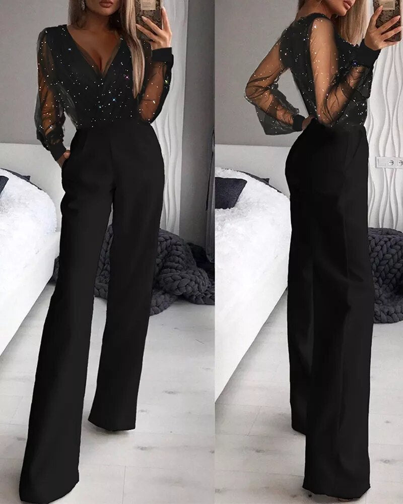 Sophie | Women's Casual Solid Color Jumpsuit-Metro Lane Plaza
